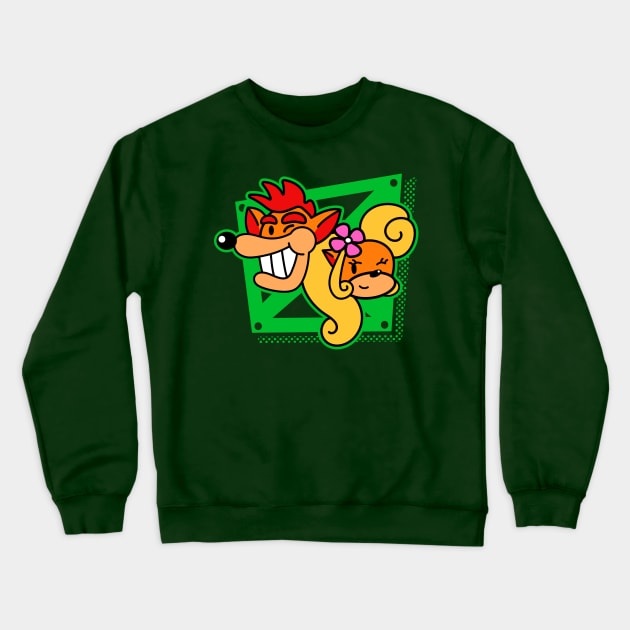 A couple of bandicoots  II Crewneck Sweatshirt by evasinmas